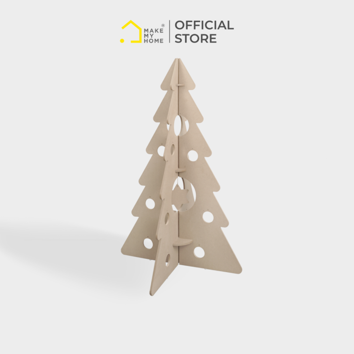Cây thông noel gỗ, cây thông noel đơn giản mas make my home