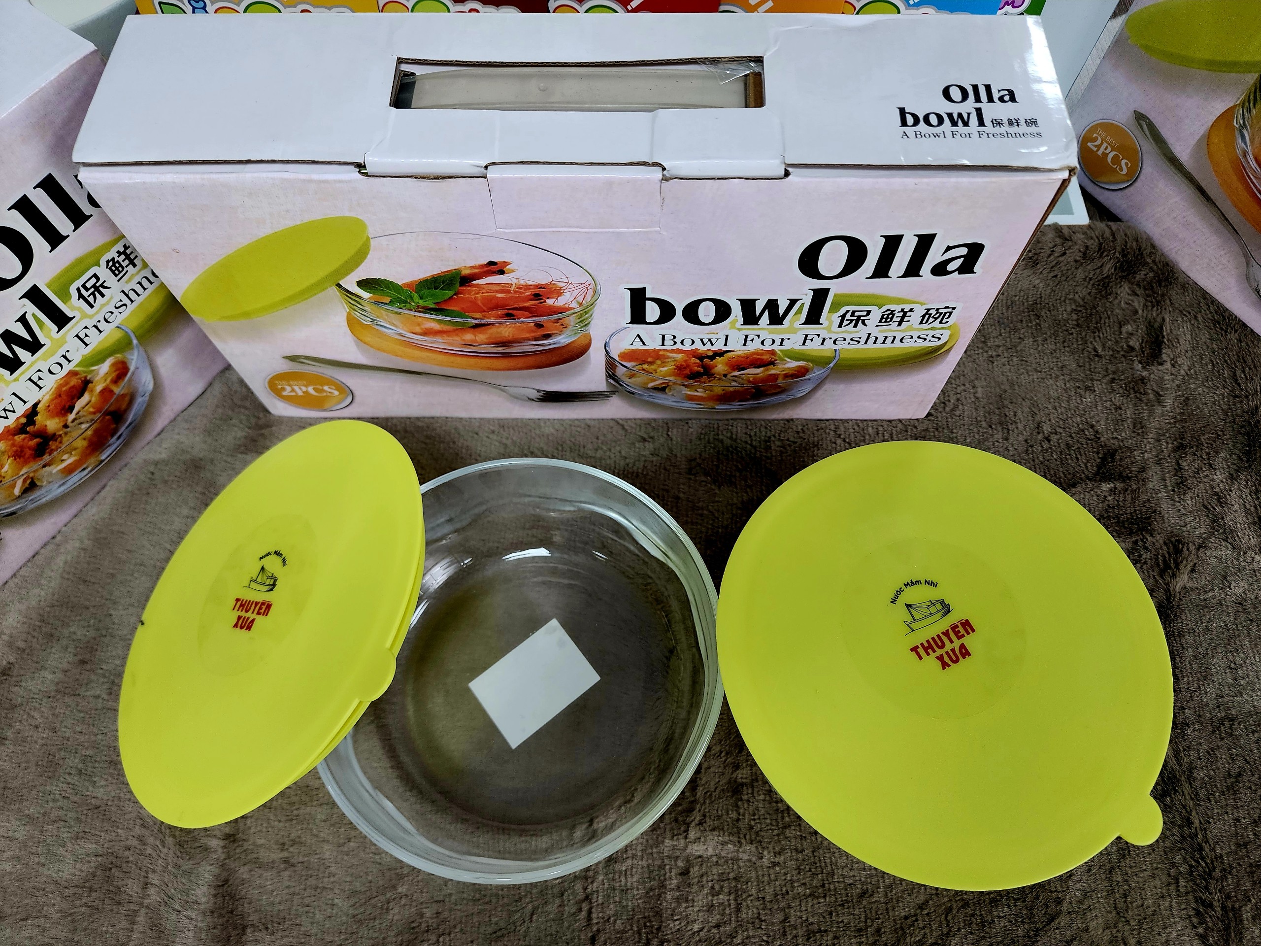 Bộ Thố Thủy Tinh Cao Cấp ( Quà Tặng)