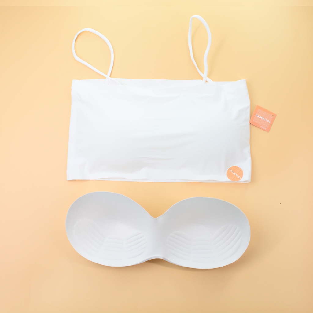 Áo Bra Su UNDERCOOL Trơn Quây 2 Dây Đệm Mỏng Thoáng Mát