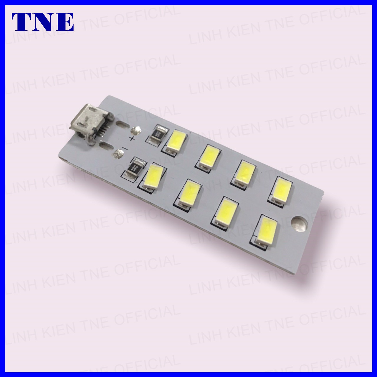 Module 8 bóng LED siêu sáng nguồn micrco USB