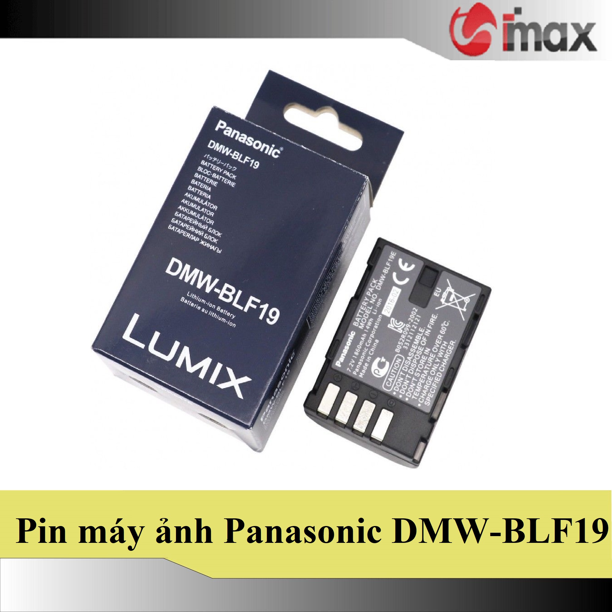 Pin thay thế pin máy ảnh DMW-BLF19 - Hàng nhập khẩu