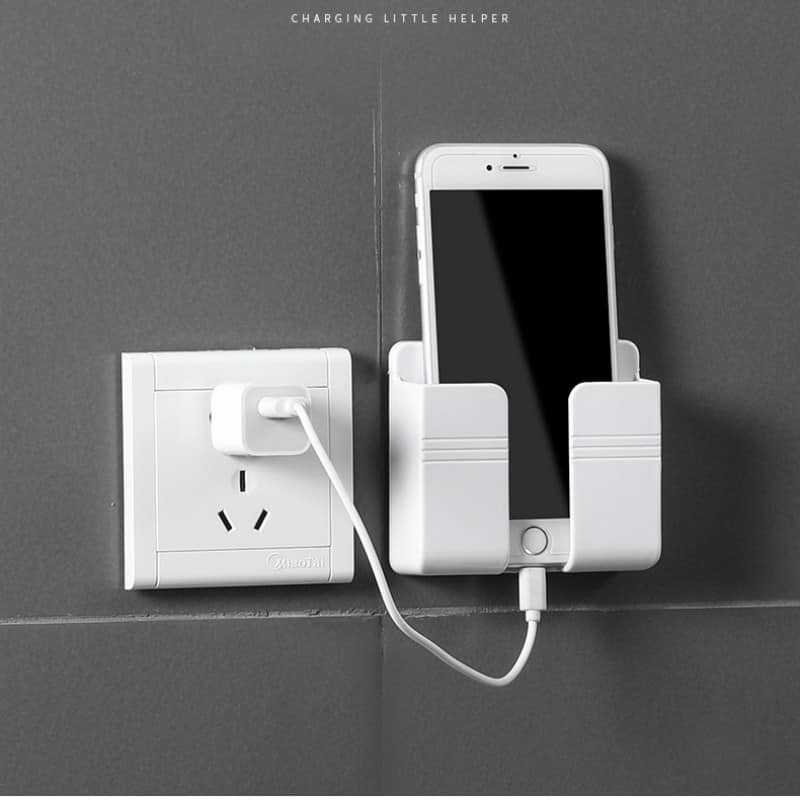 Kệ dán tường đựng điện thoại để sạc pin