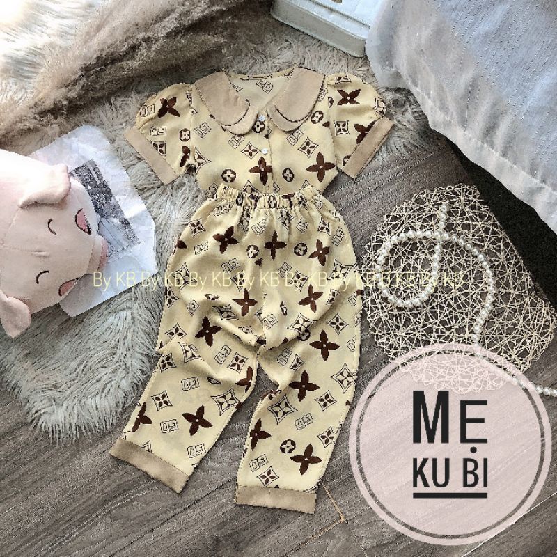 Pizama áo cộc quần dài bé gái (14_42kg)