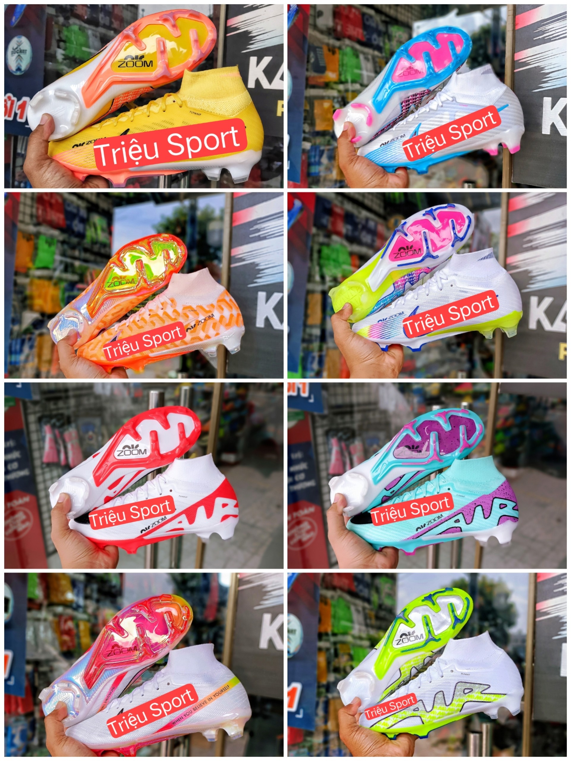 giày đá bóng mercurial superfly 9 elite fg ( tặng tất + hộp )