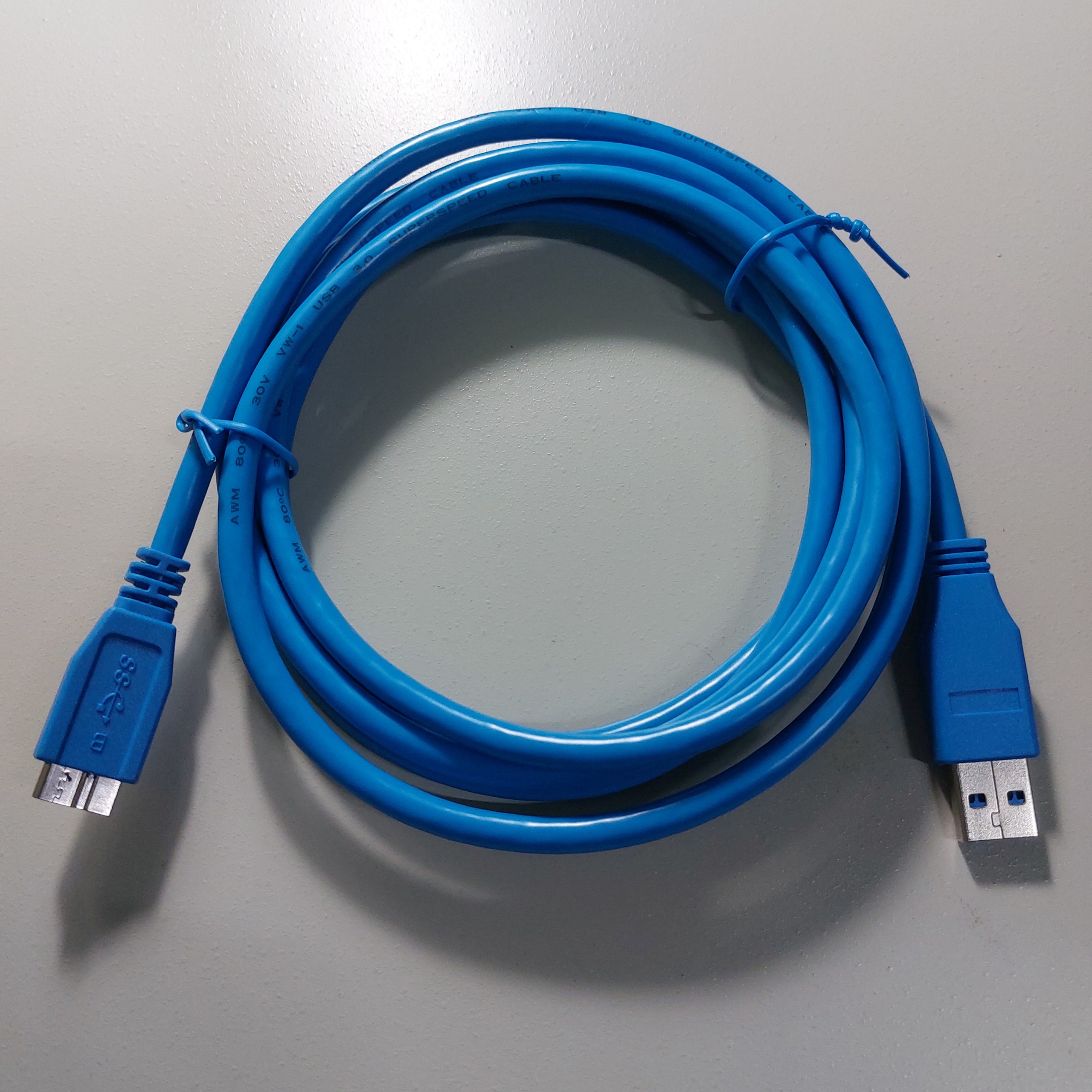 Cáp USB 3.0 To MicroB cho ổ cứng di động, Box HDD dài 2M  1.8M