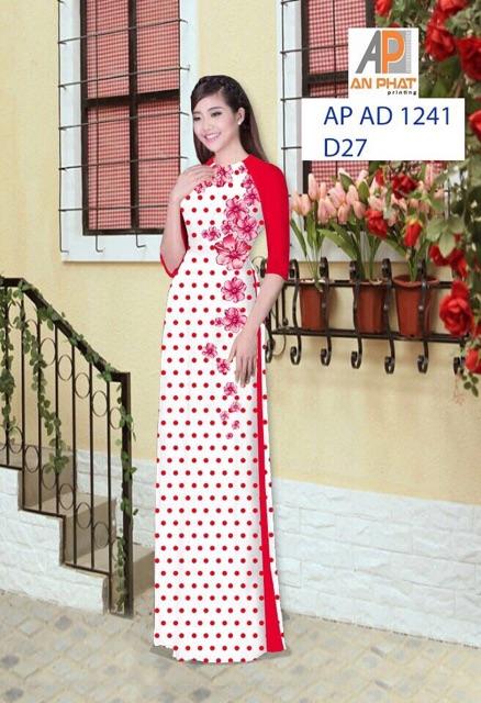 [HCM]Vải áo dài chấm bi