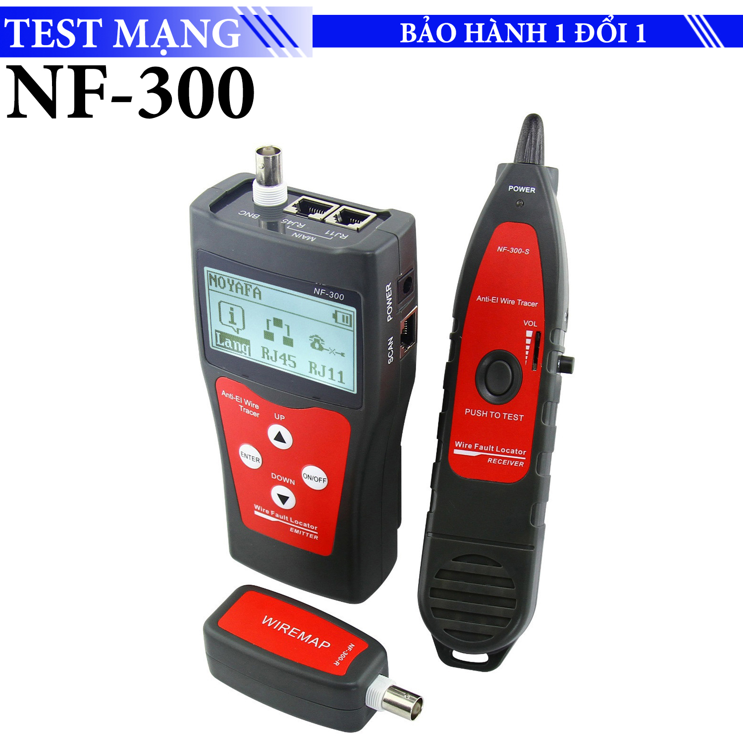 Máy test mạng đa năng NF-300 màn hình LCD