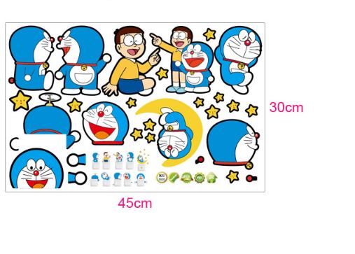 Decal dán Công Tắc Đèn - Hình Doremon