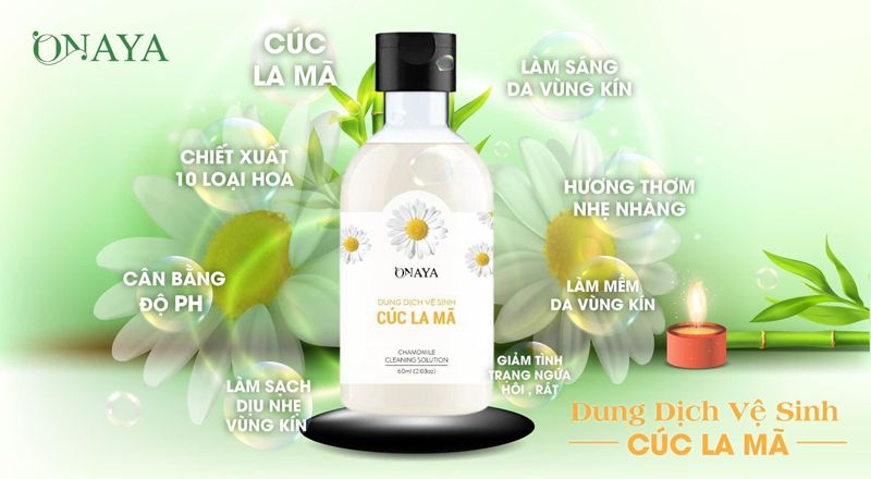ONAYA: Dung dịch vệ sinh cúc la mã
