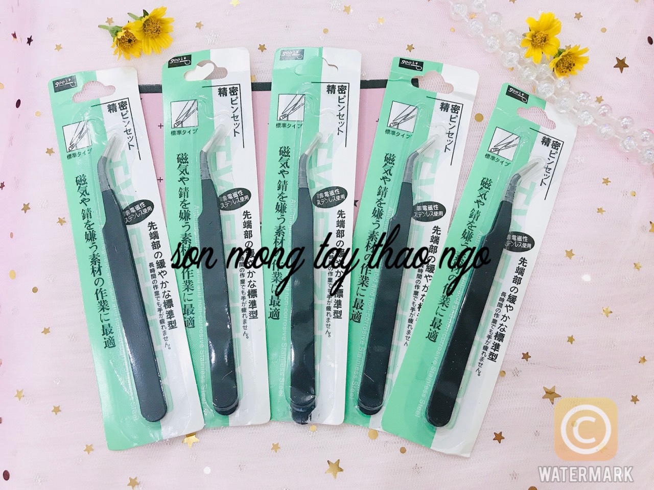 Nhíp gắp đá nail chuyên dụng 1 cây