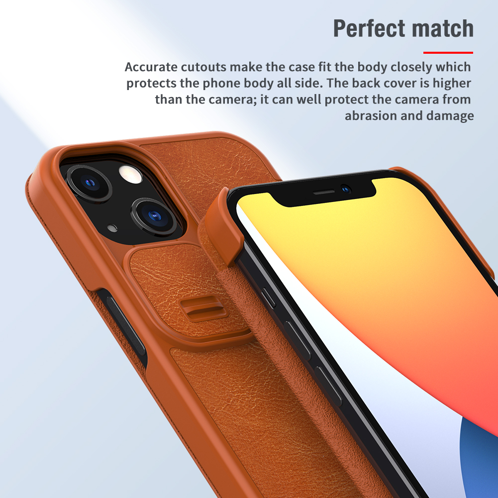 Bao da iPhone 13 Nillkin QIN chính hãng