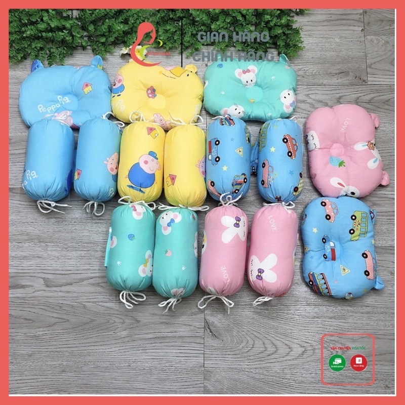 bộ chẹn bông chèn đa năng kèm gối cotton cho bé