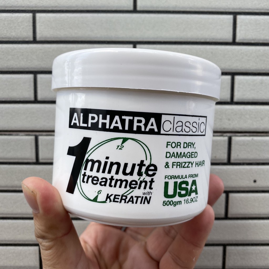 Kem ủ 1 phút One Minute Treatment Alphatra ( Usa) 500ml ( New 2026 )