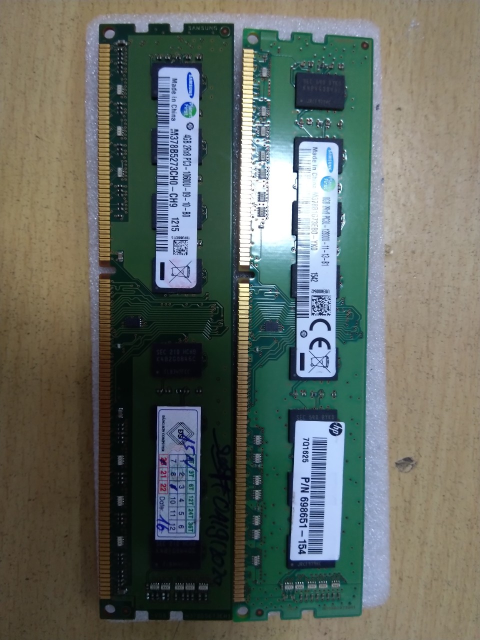 Ram PC ddr3 8gb các loại