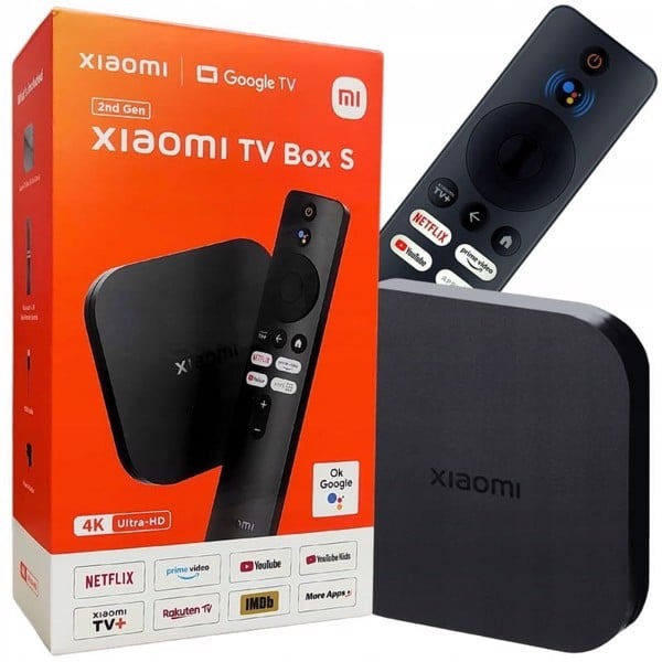 Android TV Box Xiaomi Mi Box S 4K (Gen 2) - Hàng Chính Hãng