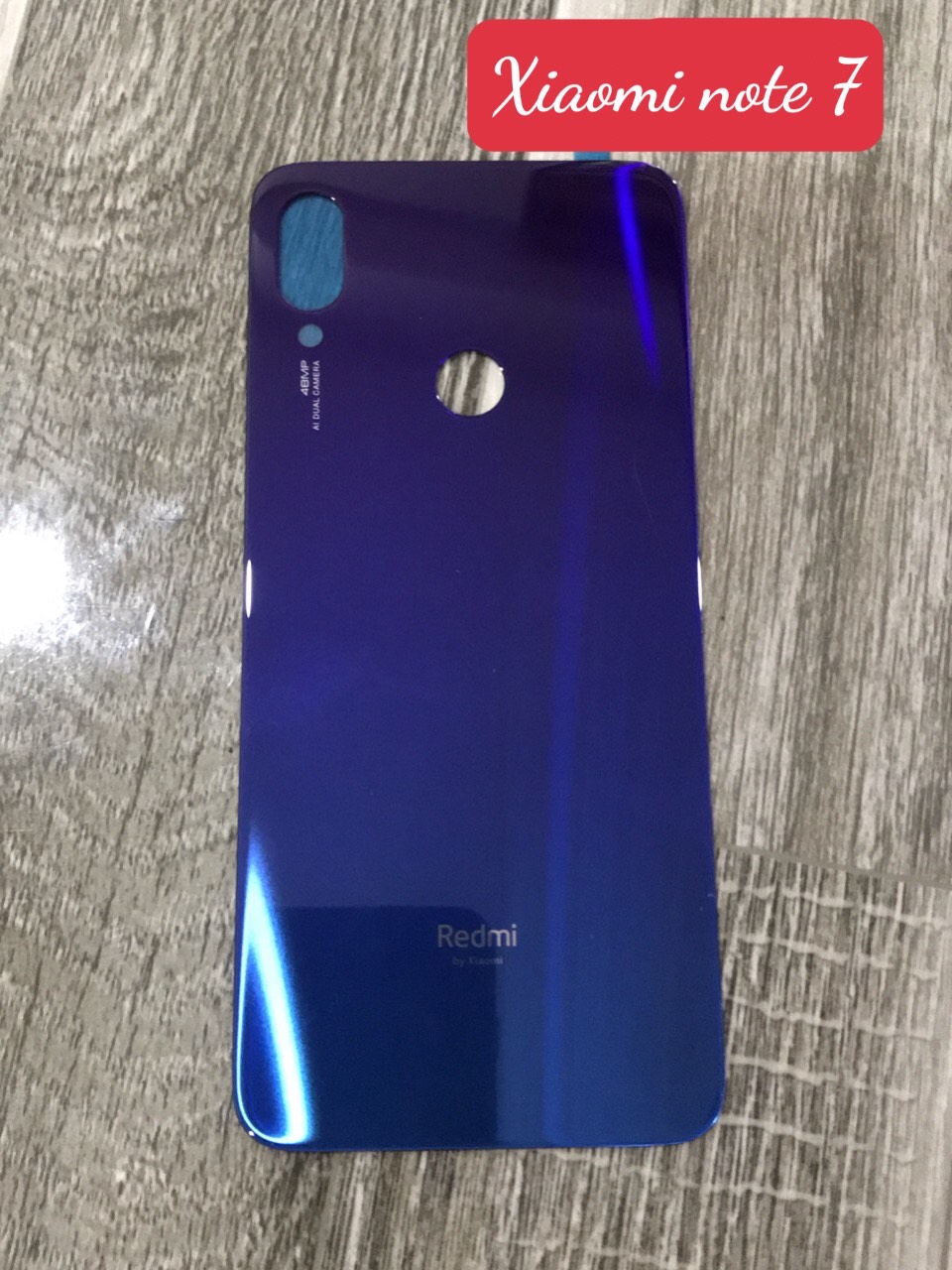 kính lưng xiaomi Redmi note 7 / note 7 pro