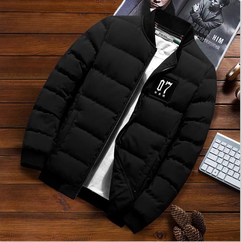 [Freeship MAX] ÁO KHOÁC PHAO NAM BOMBER TRẺ TRUNG CÁ TÍNH CHẦN BÔNG 3 LỚP CỰC ẤM Rich Man MJK 019
