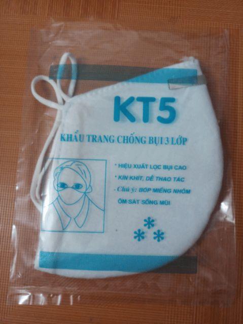 [HCM]KHẨU -TRANG BA LỚP KT5 COMBO 5 CÁI