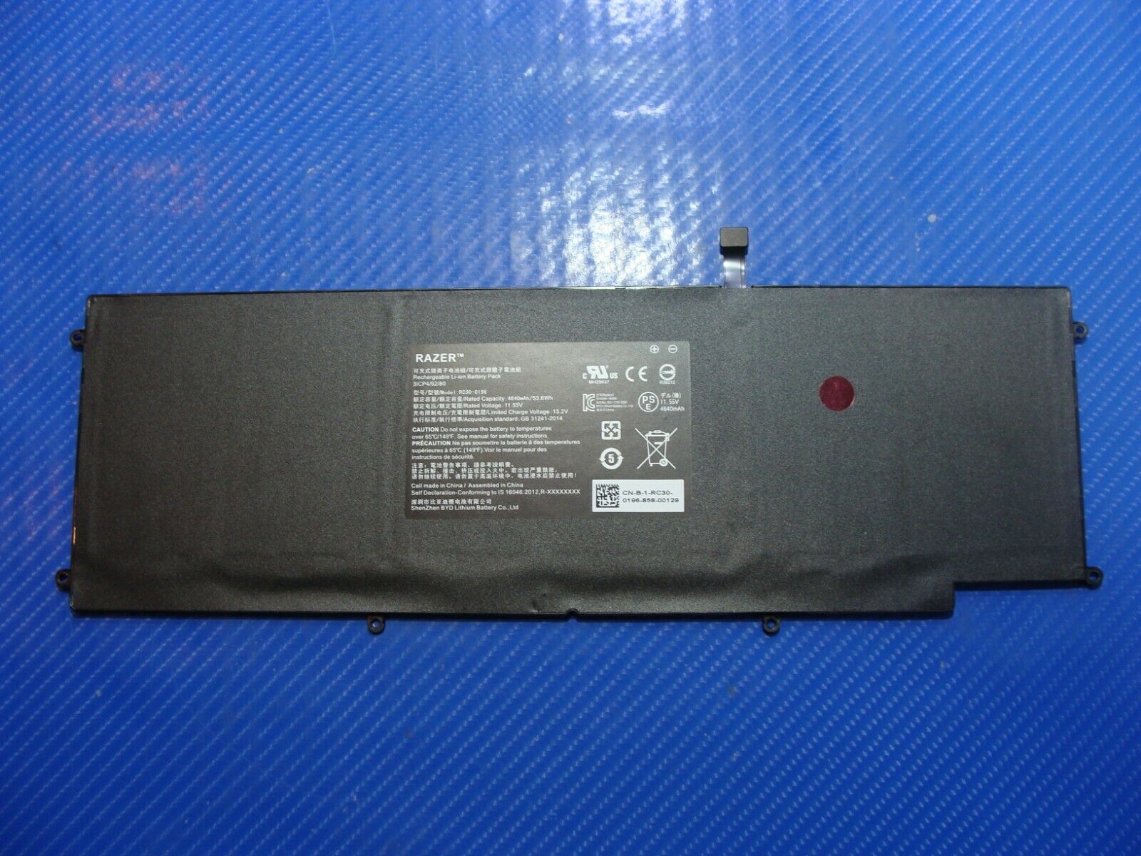 Battery (battery) original Razer rc30-01962e52 53,6wh Zin
