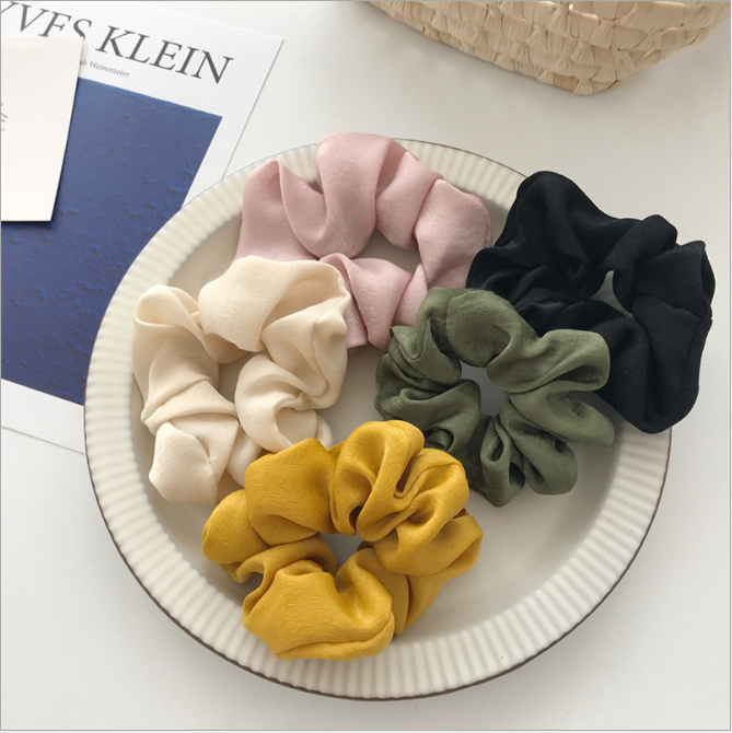 Cột Tóc Scrunchies Vải Mềm