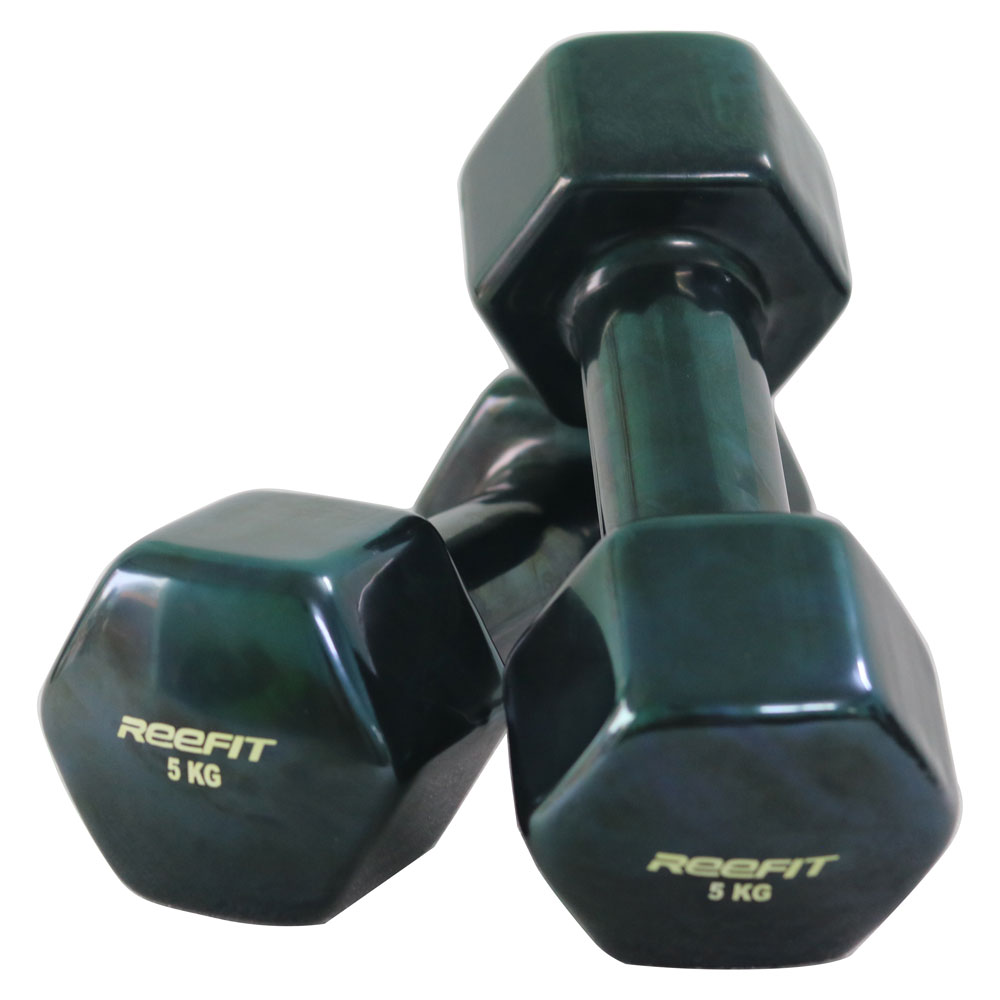 Bộ 2 tạ tay cao su 5kg Reefit
