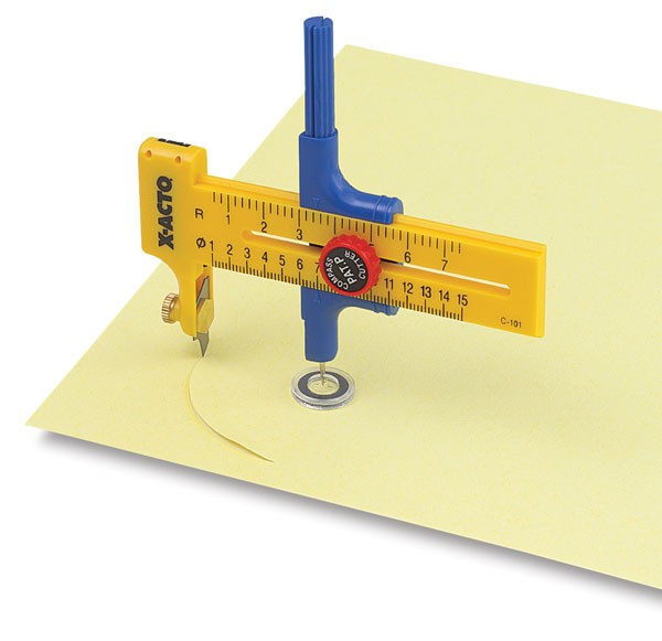 Compa cắt hình tròn (Compass cutter) - Kèm 06 lưỡi dao