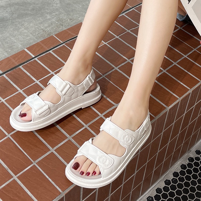 Sandal Cao su dẻo 3cm siêu êm