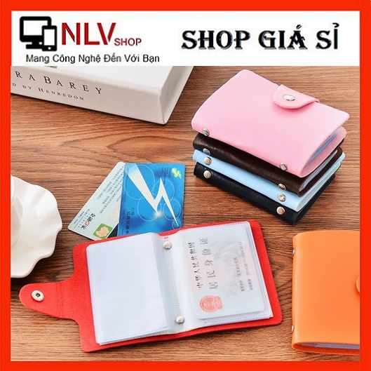 😱 ví da đựng thẻ atm, card visit, cmnd 24 ngăn tiện lợi 😱