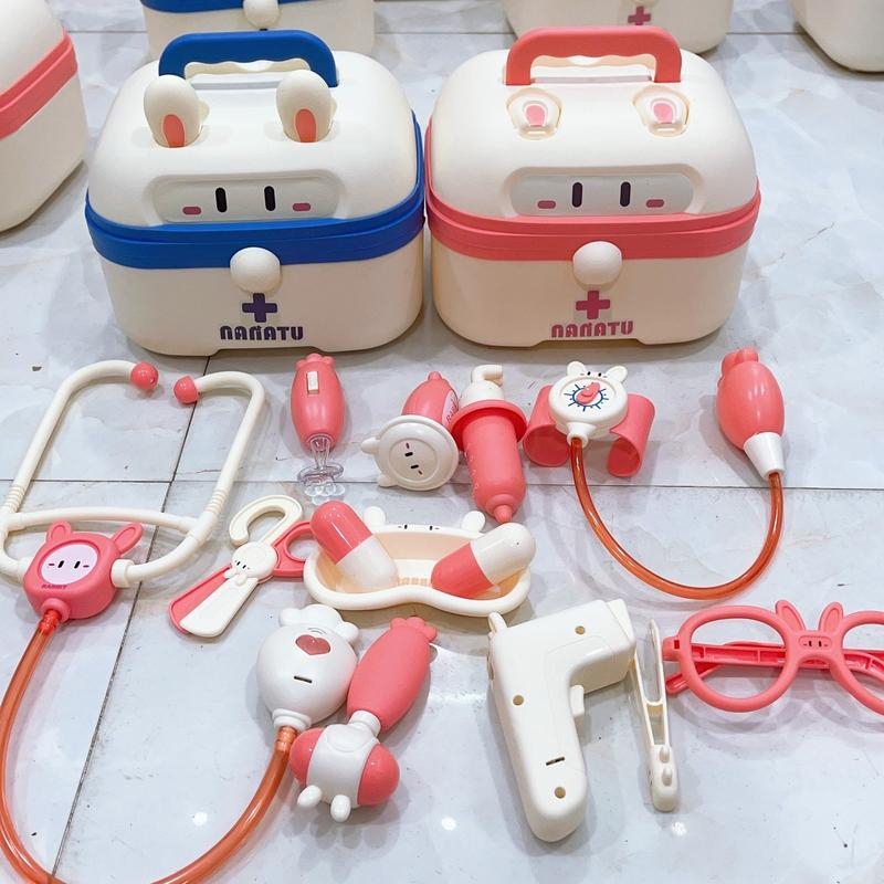 Đồ chơi bác sĩ cho bé trai gái cao cấp, mô phỏng thiết bị y tế thật, đồ chơi trẻ em nhập vai, y tá nha sĩ - 36 Chi tiết