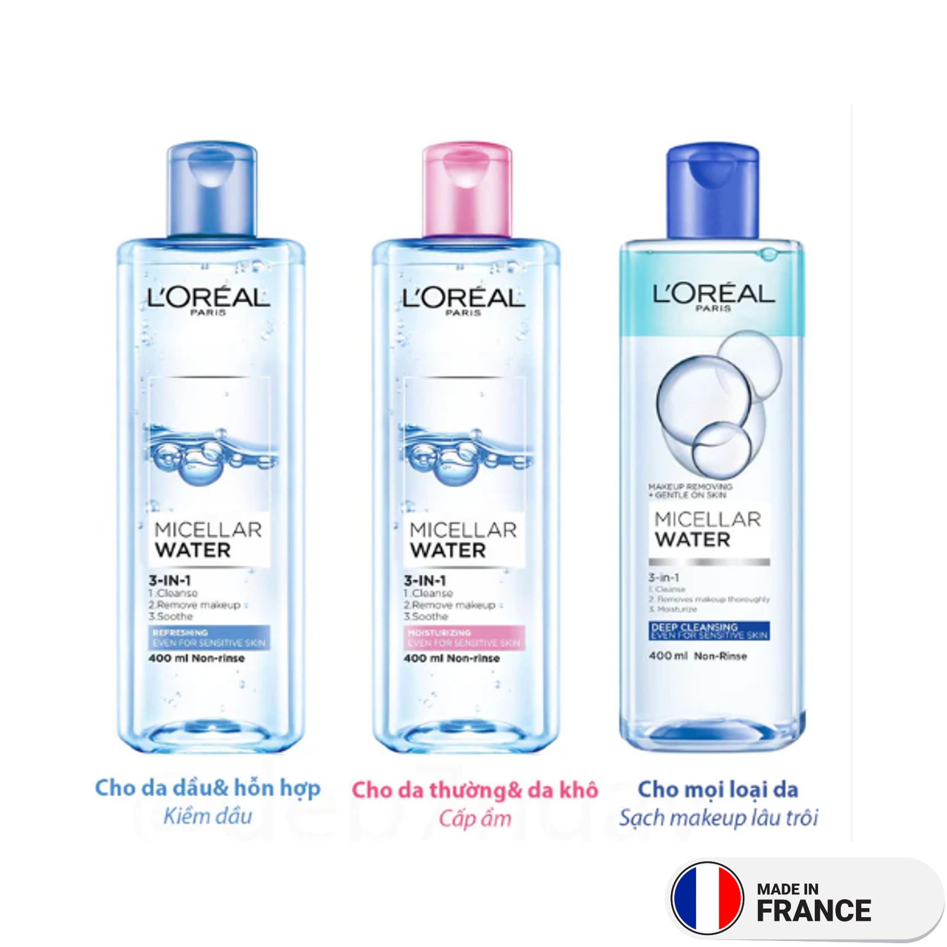 Nước Tẩy Trang L’Oreal Paris Micellar Water 400ml