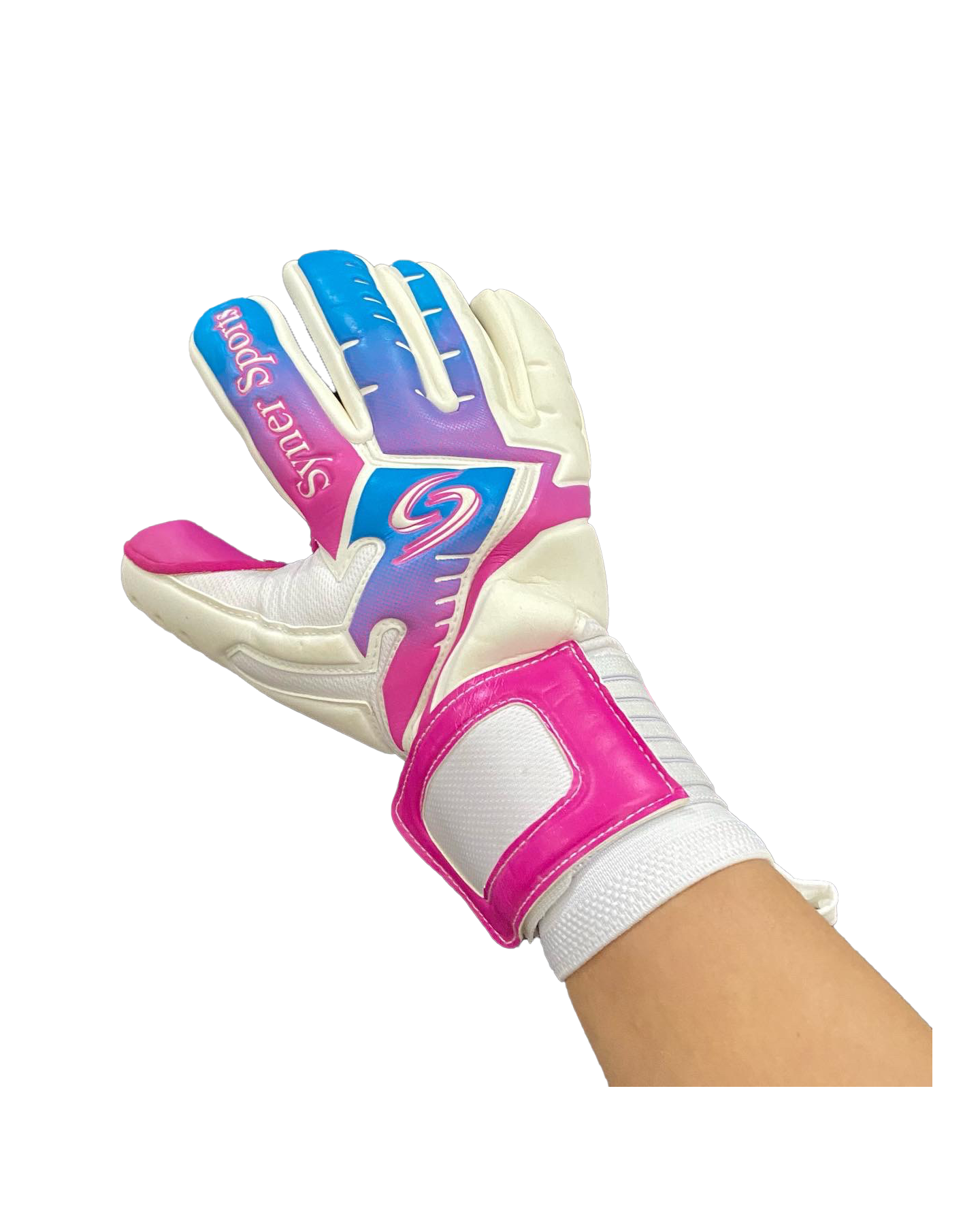 Găng Tay Thủ Môn Syner Hồng - MOMOSHOP ( KHÔNG XƯƠNG )