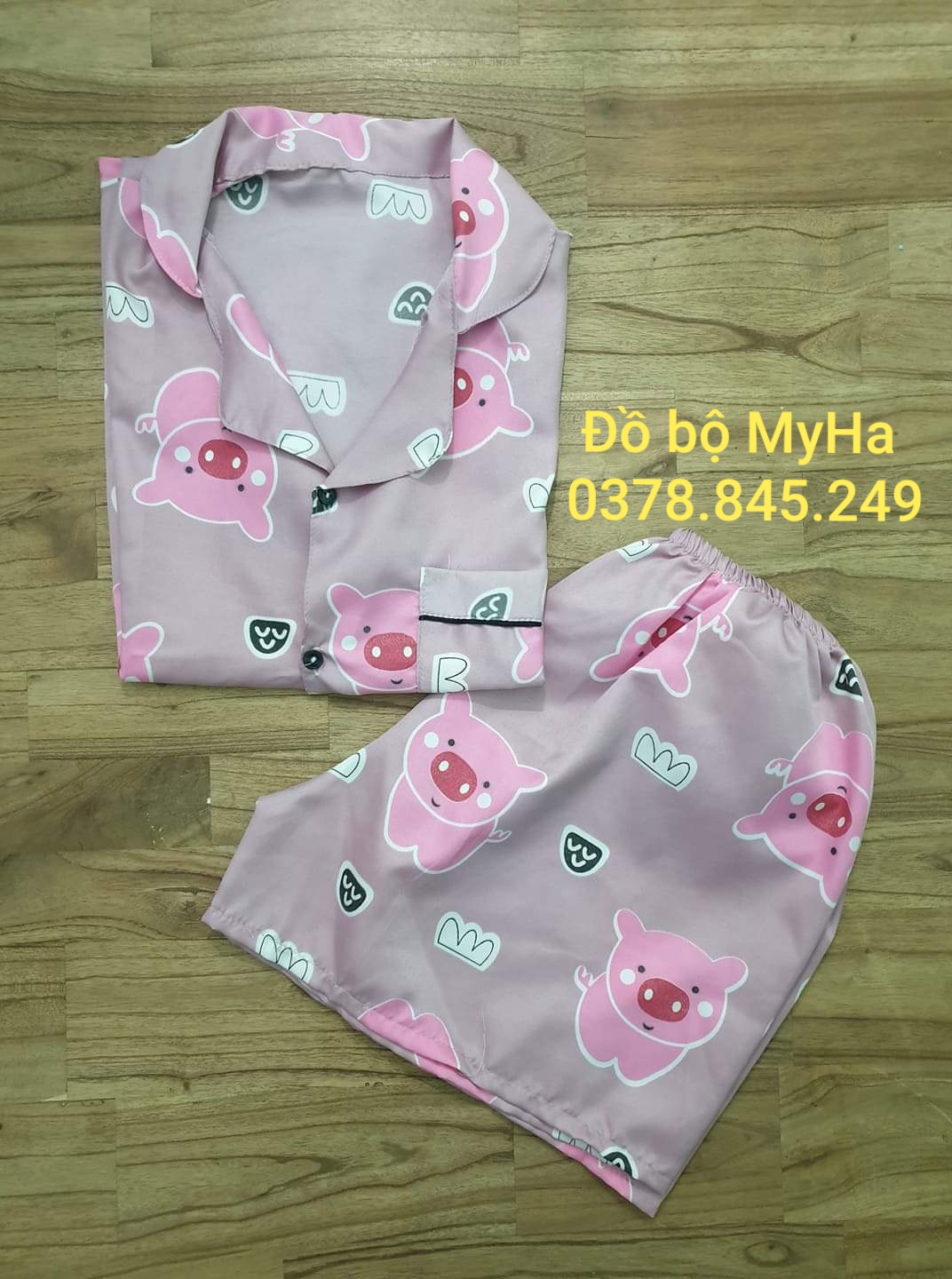 [HCM]Đồ Bộ pijama Kate Thái Đùi  ( mã 1 )