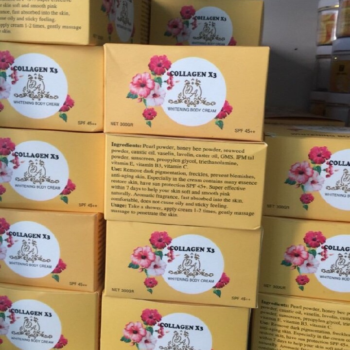 Kem dưỡng trắng da body Collagen X3 (Xịn)
