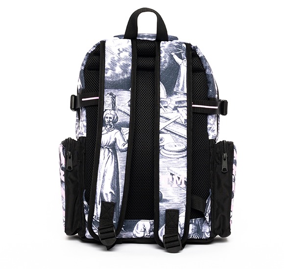 5THEWAY® /painting/ ROCKET BACKPACK™ in BLACK aka Balo Đen