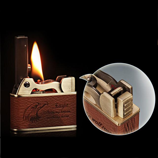 Hộp Quẹt Bật Lửa Xăng Đá Bọc Da Jobon ZB 612E - Hộp Quẹt Họa Tiết - Xăng Đá - Đánh Lửa Tự Động (KHÔNG CHỨA XĂNG GAS)