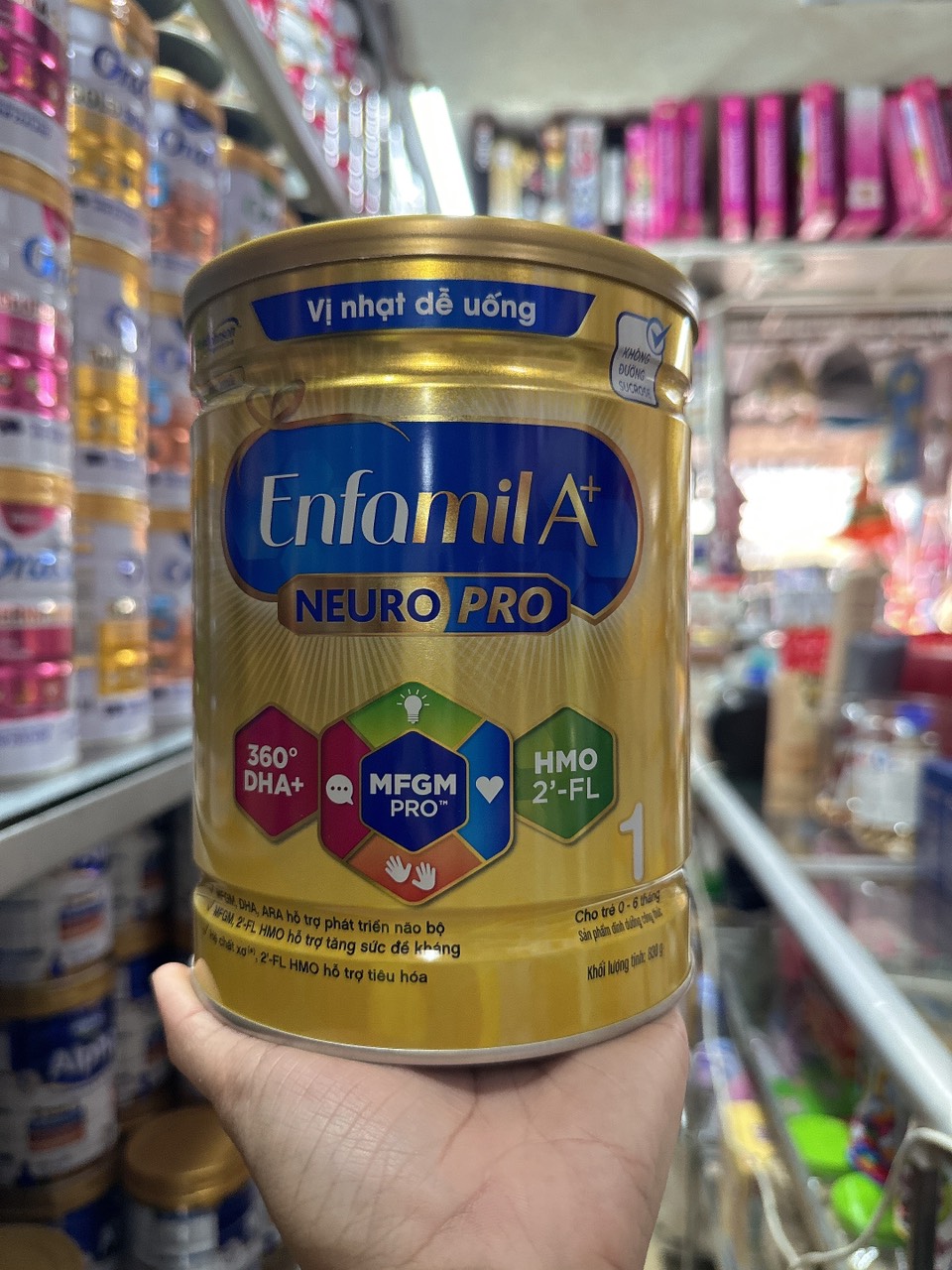 Sữa Enfamil A+ 1 DHA+ MFGM 830g (trẻ 0-6 tháng)