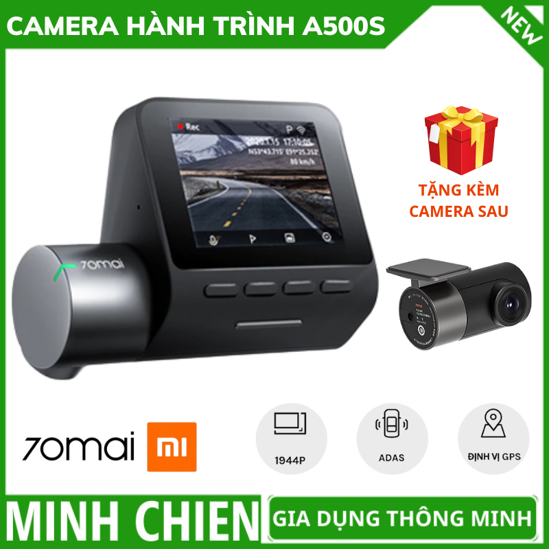 Camera Hành Trình 70MAI Pro plus A500s Bản Quốc Tế - Tích hợp sẵn GPS