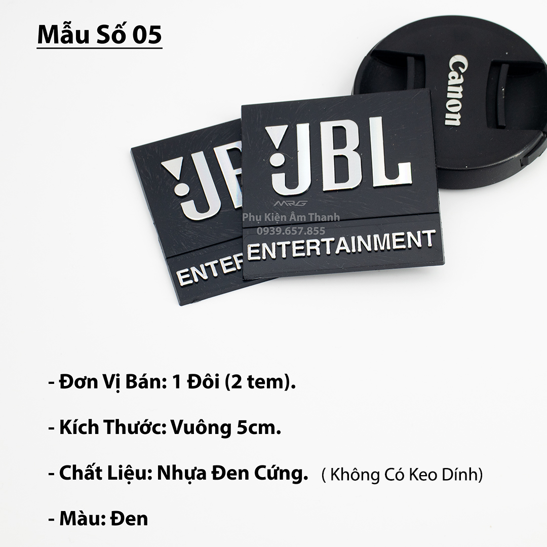 Tem Loa JBL Nhiều Mẫu, giá 1 cặp (2 cái).