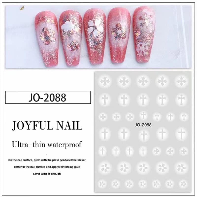 Sticker dán móng tay nail mẫu 3d mới