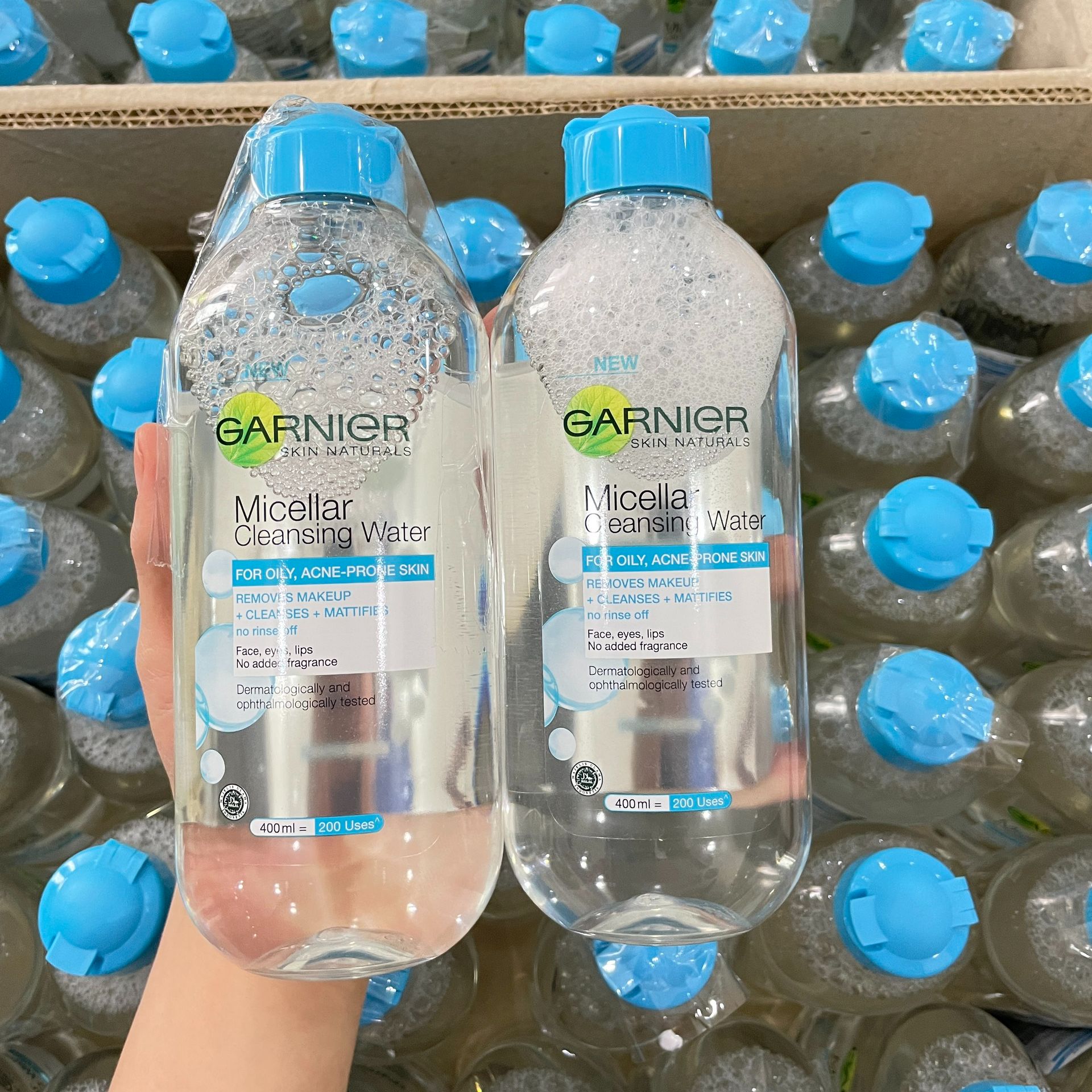 Nước tẩy trang Garnier Micellar cleansing water 400ml