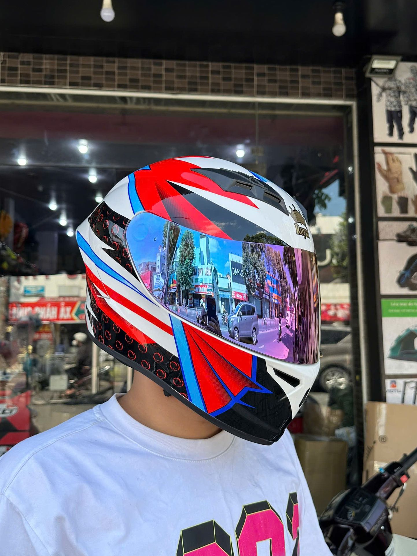 Nón bảo hiểm Fullface 2 kính Royal M266