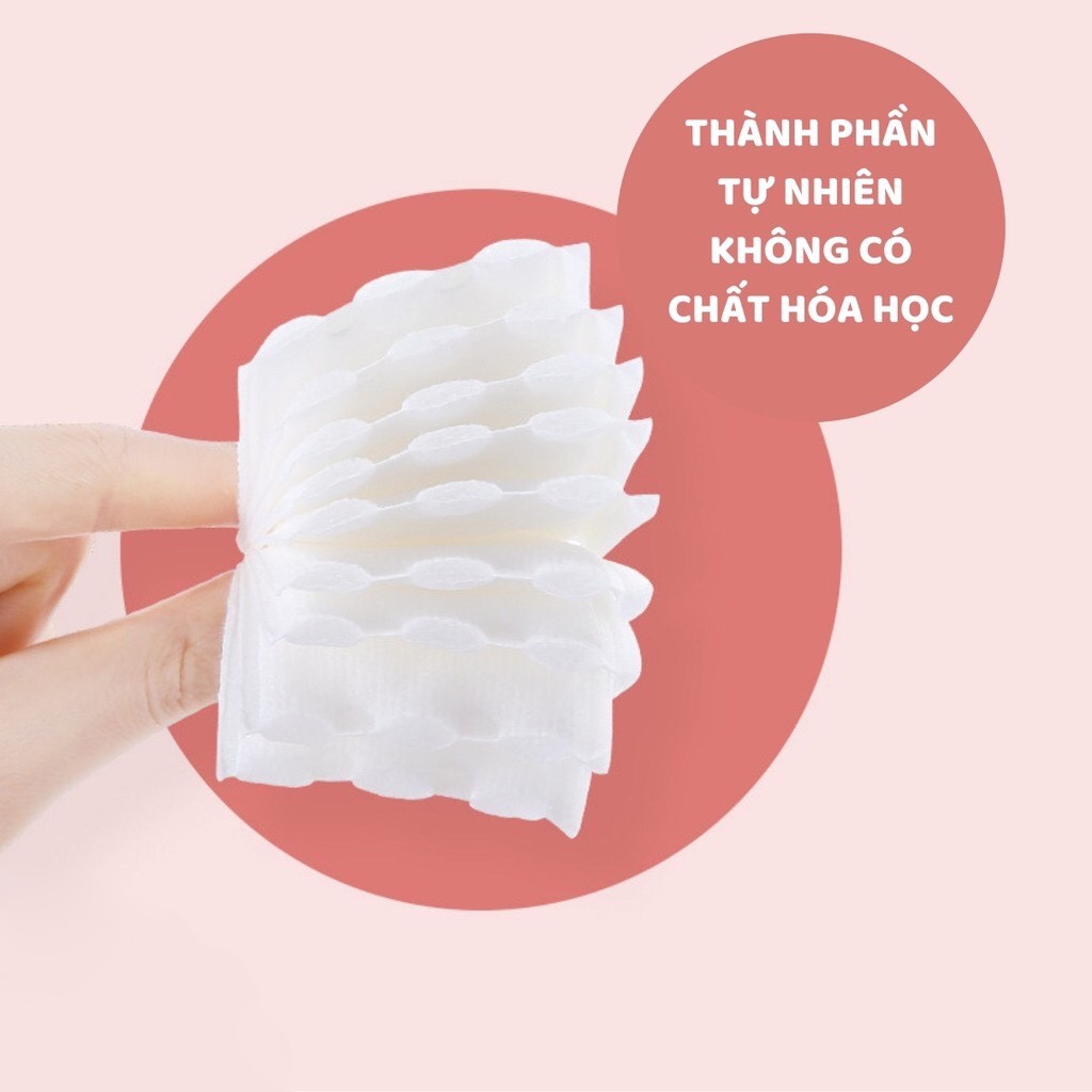 Bông Tẩy Trang Lameila 222 (HỒNG) Makeup Remove cotton pad bông tự nhiên ePharmacy