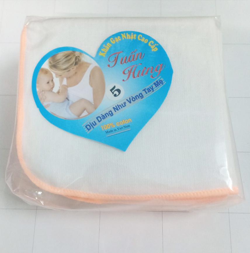 COMBO 2 GÓI KHĂN SỮA CAO CẤP 5 LỚP DẦY ĐẸP (25 x 27 cm)