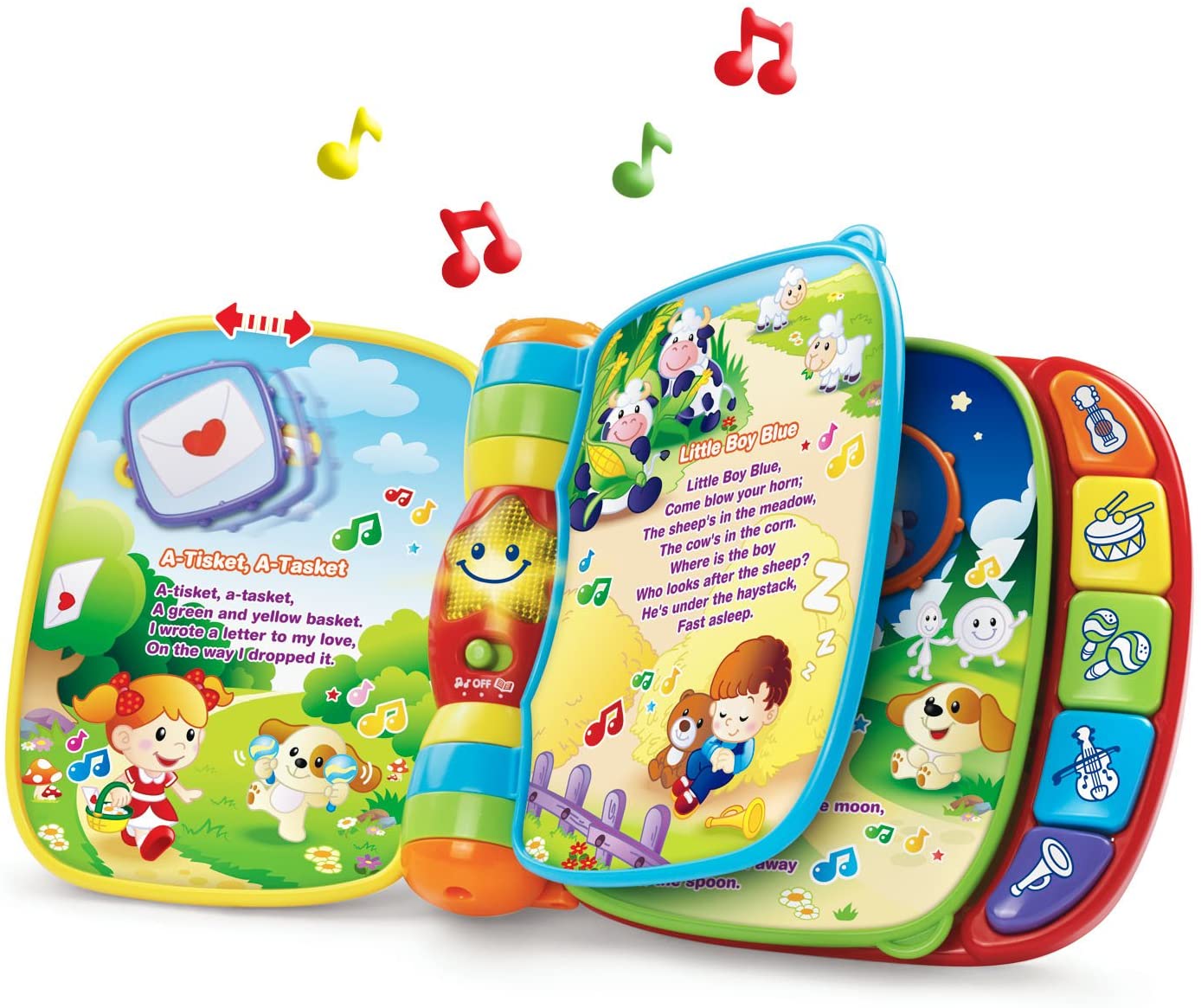 [Chính hãng] Đồ Chơi Sách Âm Nhạc Vtech Musical Rhymes Book