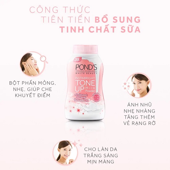 [Chuẩn Thái] Phấn Thơm Pond Combo 03 Chai  Thái Lan 50g