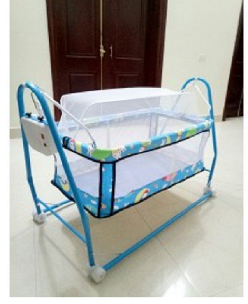 Nôi điện võng xếp tự động thành hưng 2 trong 1