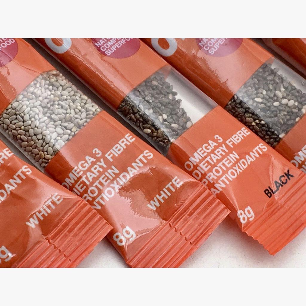 Hạt Chia Úc The Chia Co Shots Trắng và Đen (8g x10 gói)