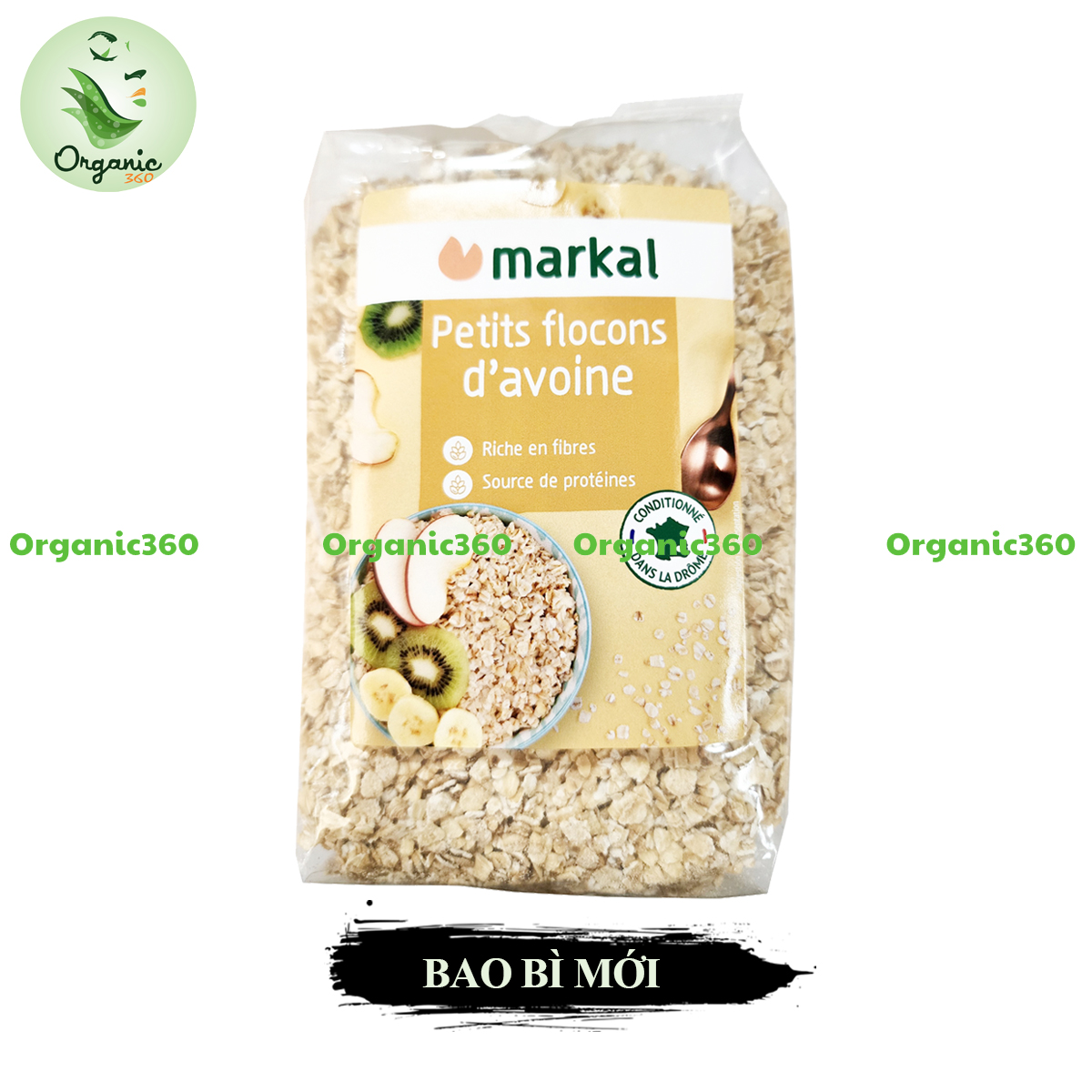 Markal Organic Rolled Oats 500g