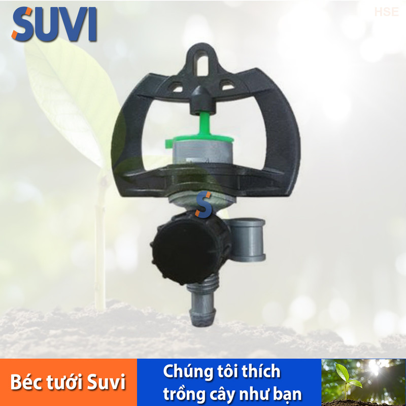 Béc tưới tròn có van nối 6 ly bb cv 92
