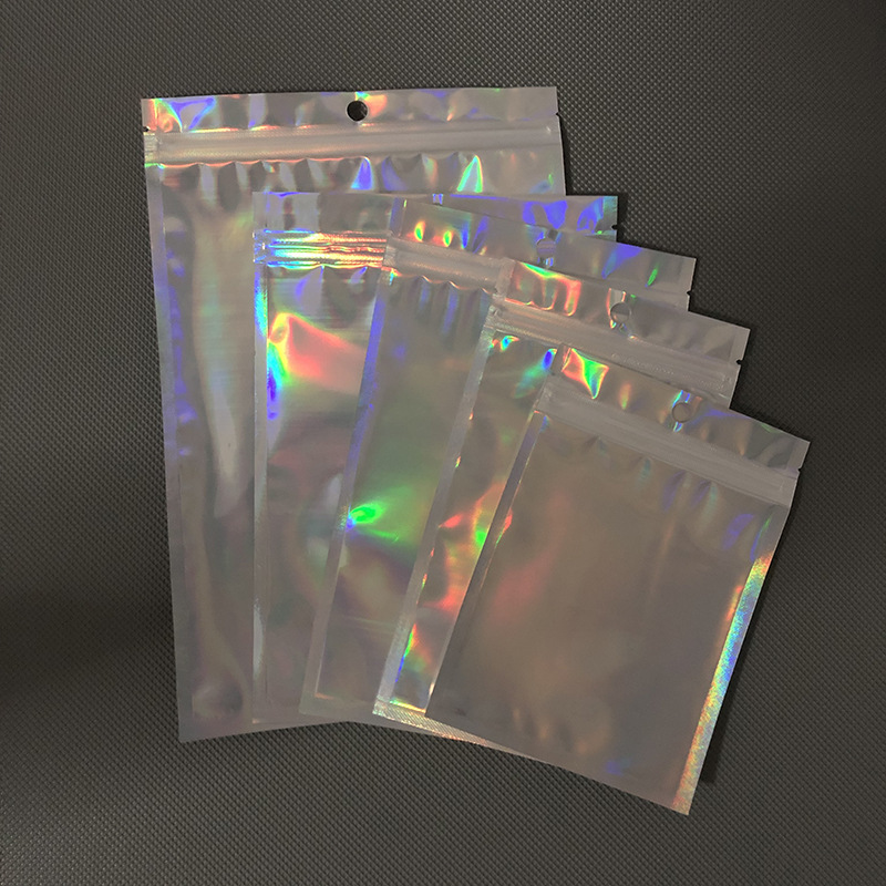 ( HÀNG NHẬP) Túi zip hologram 1set 10túi